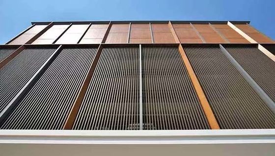 Kết cấu bằng gỗ Bảng tường Wpc Tấm ốp sang trọng Thân thiện với môi trường ngoài trời để trang trí sân