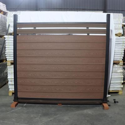Bảng hàng rào Wpc chống nước Cài đặt nhanh Hệ thống nhấp chuột cho ngoài trời