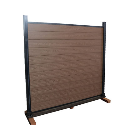 Chống cháy bền ngoài trời WPC tấm hàng rào dễ dàng để lắp đặt chống nước blasting cát