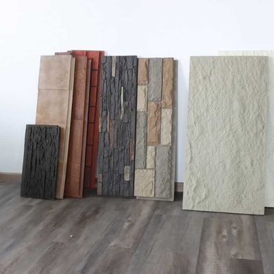 Tấm ốp tường Faux Pu Stone Mushroom Chống cháy 3mm 1220 * 2440mm