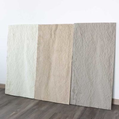 Tấm ốp tường Faux Pu Stone Mushroom Chống cháy 3mm 1220 * 2440mm