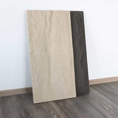 Tấm giả đá PU tấm dày dễ lắp đặt để trang trí tường 120 * 60cm 3cm