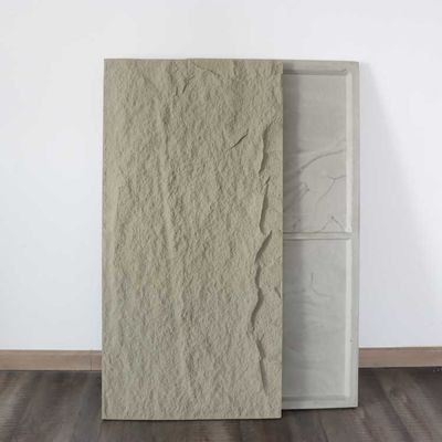 Tấm giả đá PU tấm dày dễ lắp đặt để trang trí tường 120 * 60cm 3cm