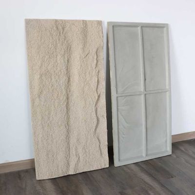 Tấm ốp tường bằng đá hình nấm PU sang trọng 120 * 60cm Trang trí trang trí bằng đá mô phỏng