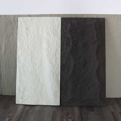 Tấm ốp tường bằng đá hình nấm PU sang trọng 120 * 60cm Trang trí trang trí bằng đá mô phỏng