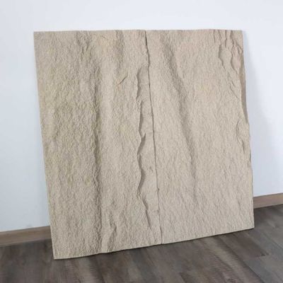 Tấm tường giả đá PU sang trọng trong nhà Tấm trang trí 3D chống nước 100mm
