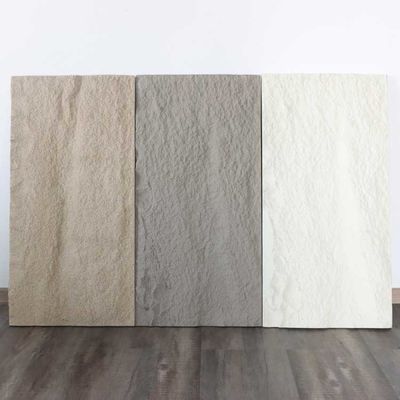 Tấm giả đá PU sang trọng Trang trí một bức tường 1200 * 600mm 100mm