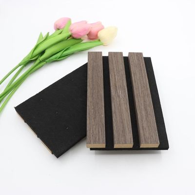 Bảng âm thanh sang trọng Tấm vải bằng gỗ có rãnh 2400 * 600mm