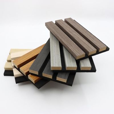 Tấm tường cách âm bằng sợi polyester Wpc Ván gỗ thân thiện với môi trường
