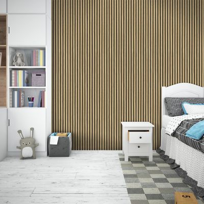 Bảng điều khiển âm thanh hạt gỗ cách âm để trang trí nội thất