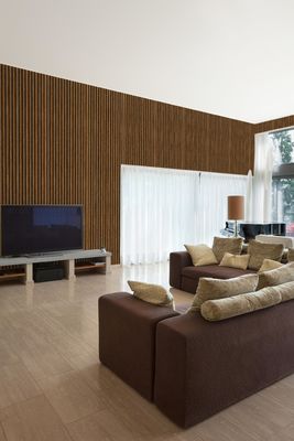 Tấm cách âm hấp thụ Mdf Pet Board Tấm ốp tường bằng gỗ cách âm