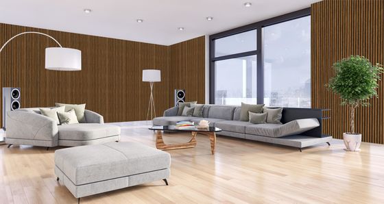 Tấm cách âm hấp thụ Mdf Pet Board Tấm ốp tường bằng gỗ cách âm