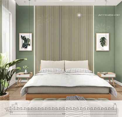 Home Acoustic Board Panel Modern High Absorption Wood Slat Panel Cho