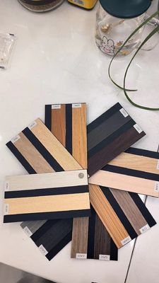 12mm Độ dày bảng bảng âm thanh gỗ bảng tường slates cho trang trí nhà