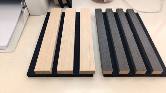 12mm Độ dày bảng bảng âm thanh gỗ bảng tường slates cho trang trí nhà