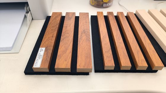 12mm Độ dày bảng bảng âm thanh gỗ bảng tường slates cho trang trí nhà