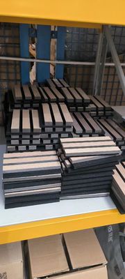 Acoustic Wpc Bức tường bảng gỗ Slat bảng cho trang trí nhà