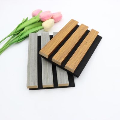 MDF hấp thụ âm thanh âm thanh tường gỗ bảng slates vật liệu phồng