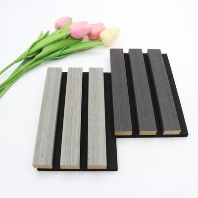MDF hấp thụ âm thanh âm thanh tường gỗ bảng slates vật liệu phồng