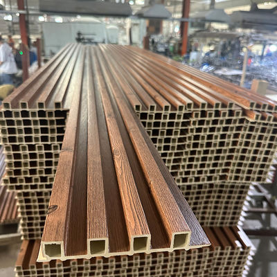 gỗ nhựa composite cladding floated tường bảng WPC nội thất tường bảng