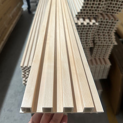 gỗ nhựa composite cladding floated tường bảng WPC nội thất tường bảng