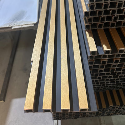 WPC gỗ hạt Laminated nội thất Wpc Bức tường cho trang trí nội thất