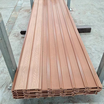 Wpc Wall Cladding Building Exterior Decoration Đồ thay thế gỗ Wpc Wall Panel