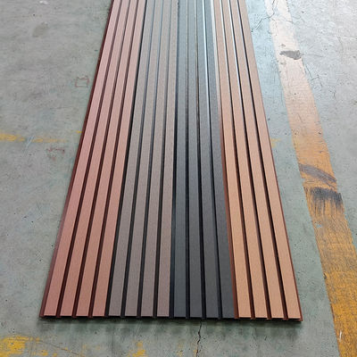 Lớp phủ tường gỗ ngoài trời WPC trang trí 219 * 26mm