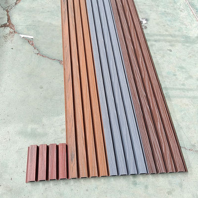 Lớp phủ tường gỗ ngoài trời WPC trang trí 219 * 26mm