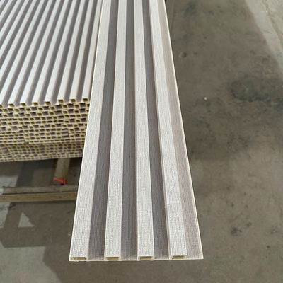 Thiết kế ngũ cốc gỗ Wpc Bảng tường Thiết kế nội thất 160 * 24