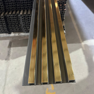 Thiết kế nội thất gỗ nhựa composite 160x24 Wpc tấm cho tường nội thất