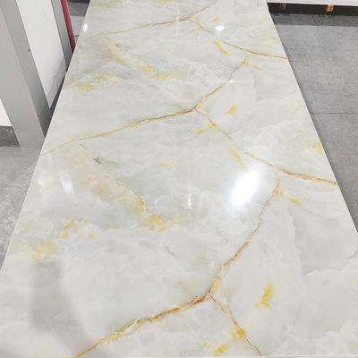 High Glossy / Laminated Waterproof 1220 * 2440 * 3mm UV Board Cho trang trí nhà