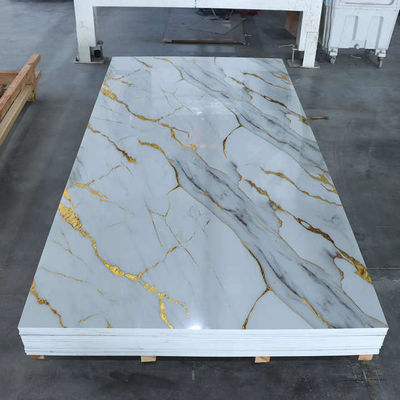 1220x2800mm Nội thất trang trí PVC đá cẩm thạch
