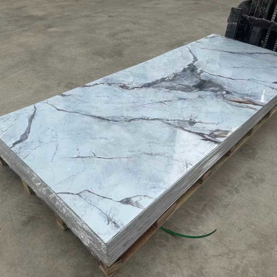 1220x2800mm Nội thất trang trí PVC đá cẩm thạch