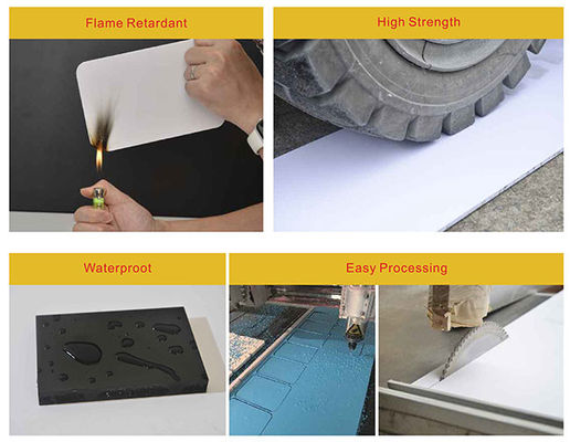Tấm xốp PVC 8mm Tấm xốp trắng Tấm xốp PVC chống thấm 4x8