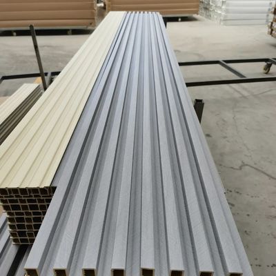 Gỗ thay thế trong nhà 195x28mm Nội thất Bảng tường WPC Bảng tường trang trí WPC