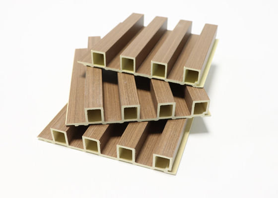 Gỗ nhựa tổng hợp nội thất Bảng tường WPC Bảng tường WPC có rãnh