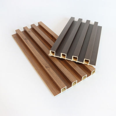 Tấm ốp tường WPC nội thất có rãnh Trang trí trong nhà Gỗ nhựa tổng hợp PVC Tấm ốp