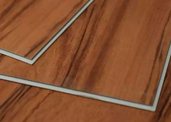 180x1220x4mm Vân gỗ Nhấp vào Sàn SPC Sàn nhựa PVC chống thấm