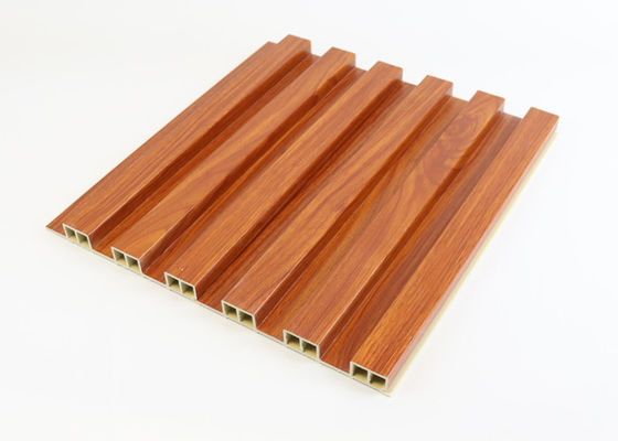 Tấm ốp tường Wpc vân gỗ Louver 195 * 25 * 2900mm không thấm nước để trang trí nội thất