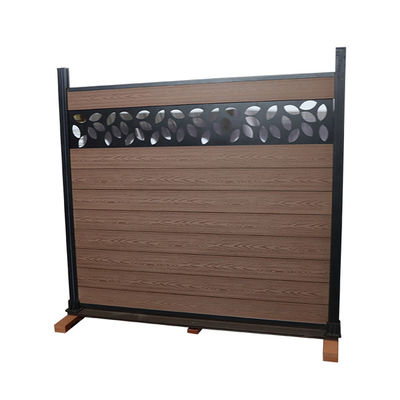 Bảng điều khiển hàng rào gỗ nhựa tổng hợp Wpc Home Garden Ngoài trời Chống ẩm