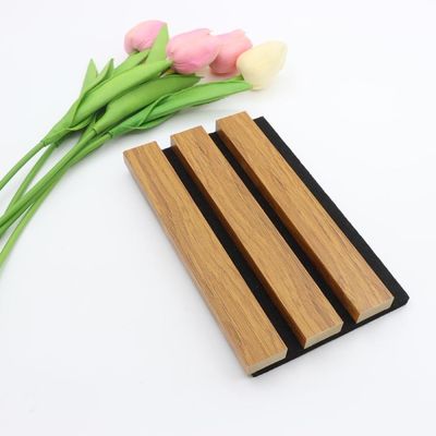 Tấm cách âm 600 * 21mm Tấm gỗ Akupanel sợi tre thân thiện với môi trường