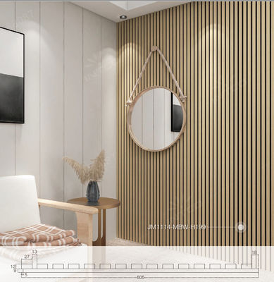 2440x1220mm Acoustic Board Panel Wood Slat Panel Kháng ẩm