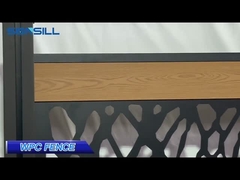 Garden Co Extrusion Wpc Fence Panel Gỗ Nhựa Composite Mildew Proof